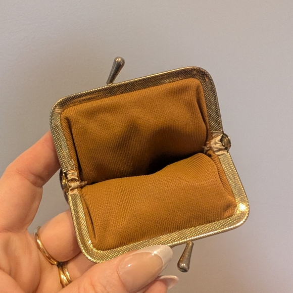 Floral Brown Clutch Bag - Picture 6 of 7